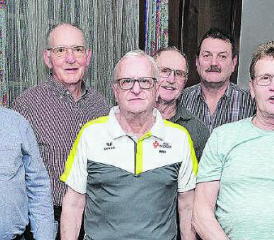 Ein Team: Herbert Rust, Walter Steiner, Robert Hess, Theo Rölli, Hans Sandmeier, Fritz Urech, Matthias Häusermann (von links) (Bild: zVg.)