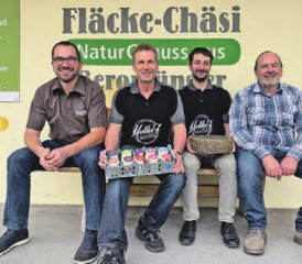 Fläcke Chäsi, Molke 7 und Käserei Kunz spannen neu zusammen. (Bild: spo.)