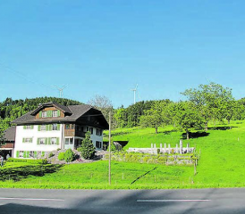 Mit Sicht aus Mullwil: Jungparteien unterstützen sowohl «Wind-Positiv» wie auch «Windenergie Stierenberg». (Bildmontage: zVg.)