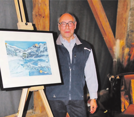 Rudolf Harder ermöglicht im Huus 74 Einblicke in sein künstlerisches Schaffen. (Bild: zVg.)