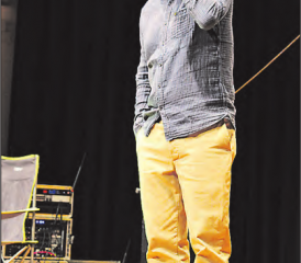 Vielfältig: Simon Enzler erweckte unterschiedlichste Charaktere zum Leben. (Bilder: grh)