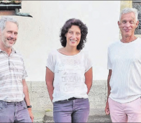 Reformierte Kirchgemeinde Schöftland: Die Mitglieder der Synode (v.l.) Daniel Hürzeler, Bettina Kohler-Faes, und Jonathan Müller. (Bild: zVg.)