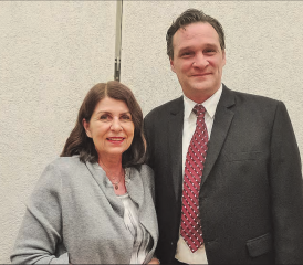 Carmen Suter-Frey, Gemeindepräsidentin Suhr, und Andreas Fetscher, Gemeindeammann Gränichen, setzten mit ihren Gemeindeversammlungs-Entscheiden ein klares Statement für das Projekt Veras in Richtung Aarau. (Bild: rms.)