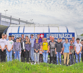 Berufsinformations-Nachmittag: Die Bertschi AG in Dürrenäsch lud interessierte und wissbegierige Schüler zum Junior Day ein. (Bild: zVg.I