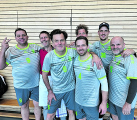 The Eagles Rickenbach schlugen alle Konkurrenten in der Kategorie «Männer/Plausch». (Bilder: zVg.)