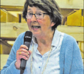 Ursula Rüesch: Blickte auf das Wirken von Martin Heiz zurück.