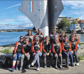 Der Frauenturnverein Oberkulm konnte die Reise bei spätsommerlichen Temperaturen bestens geniessen. (Bild: zVg.)