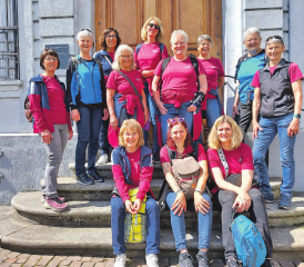 Handtäschlireise der Hirschthaler DTV Frauen 50+ mit dem Ziel Basel. (Bild: zVg.)