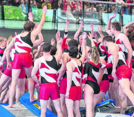 Erfolgreich: Die Sprung- und Barrensektion STV Rickenbach nahm in Menzingen am Moränen-Cup teil. (Bild: zVg.)