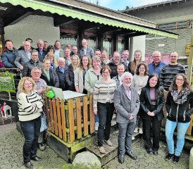 Der Gemeindeschreiberverein des Bezirks Zofingen traf sich im Restaurant Moosersagi in Wiliberg. (Bild: zVg.)
