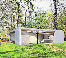 Eine Vision: So könnte das Infrastrukturgebäude der Brestenberg-Badi aussehen. (Bild: zVg)