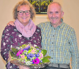 Das Sigristenpaar Rösli und Kurt Merz hat sich während siebeneinhalb Jahren mit grossartigem Einsatz und vor allem mit viel Herzblut für die reformierte Kirchgemeinde Reinach-Leimbach eingesetzt. (Bild: hg.)