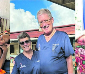 Ruth und Thomas Furrer während ihres Einsatzes auf den Salomonen. (Bilder: zVg.)