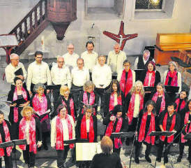 Live in der reformierten Kirche Seon: Der Gospel-on Chor war schön anzusehen und anzuhören. (Bild: zVg.)