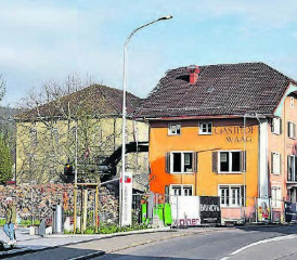 Die letzten Stationen der Menziker «Waag»: Am vergangenen Samstag, 1. Mai wurde «das Pub» endgültig zum Schutthaufen.