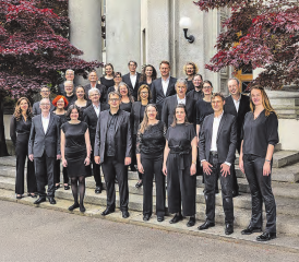 Die Zürcher Vokalisten treten in der reformierten Kirche in Menziken auf. (Bild: zVg.)