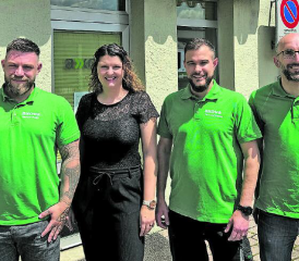 Team Seon: Sandor Nagy, Nadine Schreiber, Kevin Schreiber, Lukas Baumann