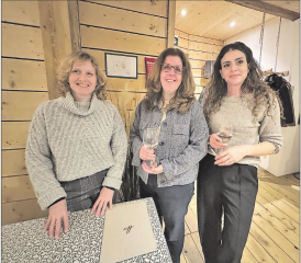 Im Vorstand (v.l.n.r.): Andrea Haldemann, Franziska Goldenberger und Heidi Wüthrich. (Bild: zVg.)