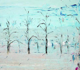 Schaufenster Intermezzo: In den Monaten Dezember bis Februar sind in der Galerie Schlössli Bilder von Hanspeter Hunkeler zu sehen. (Bild: zVg.)