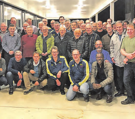 Ein grosser Verein: Beim STV Gränichen,Abteilung Männer/Senioren sind aktuell 88 Vereinsmitglieder registriert. Gut die Hälfte besuchte die Generalversammlung. (Bild: zVg.)