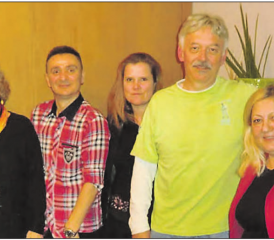 Der neu zusammengesetzte Vorstand: (v.li.) Frieda Rohr, Präsidentin, Ismail Osma, Heidi Salm, Markus Thomann und die Nationalratskandidatin der SP Unteres Seetal, Alime Köseciogullari. (Bild: zVg.)