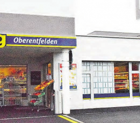 Wieder um die Ecke einkaufen: Im Römerpark in Oberentfelden entstand ein moderner Volg-Laden. (Bild: st.)