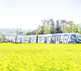 Wynental- und Suhrentalbahn: eine der pünktlichsten Bahnen der Schweiz. (Bild: AVA.)