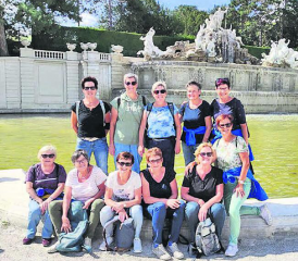 Zurück ging es dann auf dem Schienenweg: Die aufgestellte Reisegruppe verliess Wien mit schönen Erinnerungen im Gepäck. (Bild: zVg.)