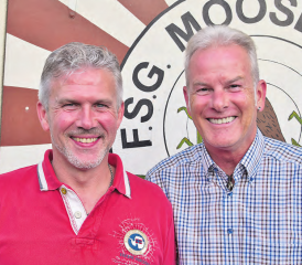 Stehen dem Moosleerauer Gemeinderat vor: Der am 23. September zum Gemeindeammann gewählte Daniel Dätwyler (li.) und Vizeammann Andreas Keller. (Bild aw.)