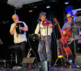 Die Männer von «The Pint» entführten das Publikum mit ihrer Musik nach Irland. (Bild: hh.)