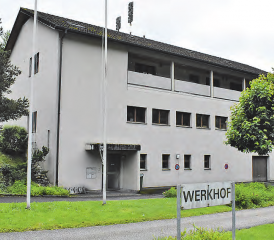 Das Teufenthaler Werkhof-Gebäude an der Dürrenäscherstrasse soll für 788’700 Franken einer umfassenden Sanierung unterzogen werden. (Bild: hg.)