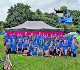 Der STV Unterkulm hatte trotz Chaos viel Spass am Eidgenössischen Turnfest. (Bild: zVg.)