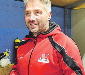 Andi Augstburger, Headcoach der Red Lions Reinach: «Wir haben 18 neue Spieler im Kader, mit dem jüngsten Duchschnittsalter von allen Teams.» (Bild: mars.)