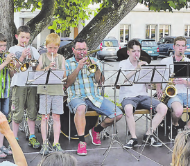 So schön wars im letzten Jahr: Das Wetter hat gestimmt und die jungen Musikantinnen und Musikanten begeisterten das Publikum. (Bild: moha.)