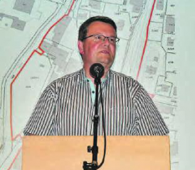 Hatte Diskussionsbedarf: Mit dem Planungskredit will Gemeinderat Daniel Wehrli die Umgestaltung des Mühleareals vorantreiben. (Bild: aw.)