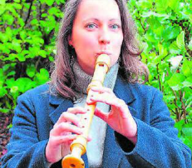 Momentaufnahme: Susanne Geist mit ihrem Herzensinstrument. (Bild: grh)