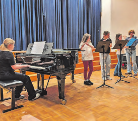 Die Notencrasher mit «Hallelujah» von A. Cohen. (Bild: zVg.)