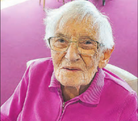 Hanni Leutwyler-Eichenberger feiert heute Donnerstag ihren 97. Geburtstag. (Bild: zVg.)