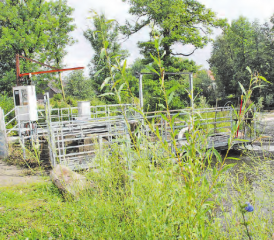 So präsentierte sich das Wasserwirbelkraftwerk Schöftland 2014: Inzwischen ist die Anlage vollständig zurückgebaut. (Archivbild: Remo Conoci)