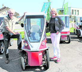 Mobilität: Thomas Eichenberger und Sabine Nestmeier haben die Leidenschaft zum Beruf gemacht. (Bilder: grh)