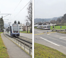 Bild links: Auf der unbebauten Oberkulmer Parzelle 702 könnte die südliche Einfahrt zum Tunnel erfolgen – das Land ist jedoch in privatem Besitz. Das Bild rechts zeigt den möglichen Standort der nördlichen Einfahrt auf Parzelle 1214 – die grüne Wiese gehört der Einwohnergemeinde Unterkulm. (Bilder: Remo Conoci)