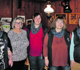 Wiedergewählter Vorstand der Landfrauen Unterkulm: Brigitte Lüscher, Margrith Giarrusso, Daniela Leutwyler, Maya Müller und Fabiola Sigrist (v.l.). (Bild: zVg.)