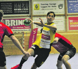 Luc Honegger, der 21-jährige Spielmacher des aktuellen NLB-Leaders Stäfa, wechselt im Sommer 2025 zum HSC Suhr Aarau. (Bild: zVg.)