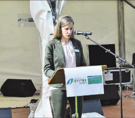 Präsidentin Sara Korner konnte zum Fest zahlreiche Besucher begrüssen. (Bild: zVg.)