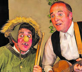 Gilbert & Oleg auf den Spuren von Robin Hood – am 12. Januar in der Mehrzweckhalle Teufenthal. (Bild: zVg.)