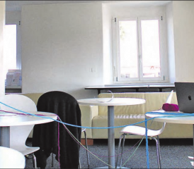 Manchmal sagt ein Bild mehr als 1000 Worte: Kontakte knüpfen, Menschen vernetzen und so Projekte anstossen, die nur als Gemeinschaft wirklich funktionieren. Diese Aufgaben hat Jessica Zybach von Meinrad Dörig übernommen. (Bild: grh)