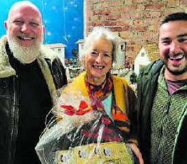 Danke! Erich Hunziker, Bernadette Bernasconi und Simon Hauri. (Bild: zVg.)