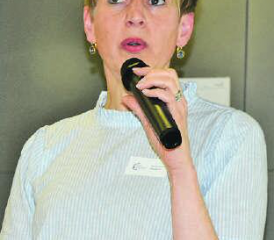 Aktivitäten sind wieder möglich: Die Präsidentin Monika Burgherr freut sich über die gute Zusammenarbeit mit der Geschäftsführung. (Bilder: st.)
