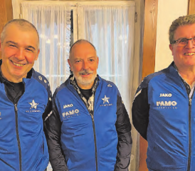 Die fleissigsten Anlassteilnehmer: Karl Leutwiler, Res Kiener, René Kasel (von links nach rechts). (Bild: zVg.)