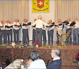 Sang sich in die Herzen der Mitglieder: Der Chor der Seniorenvereinigung Schöftland und Umgebung. (Bilder: aw.)